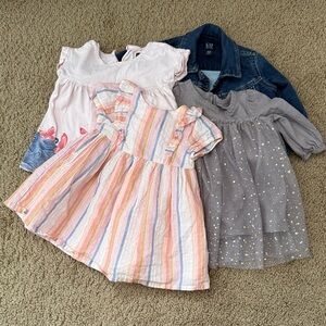 4 Piece Clothing Lot: 6-12 month Gap/ Tea / Carters